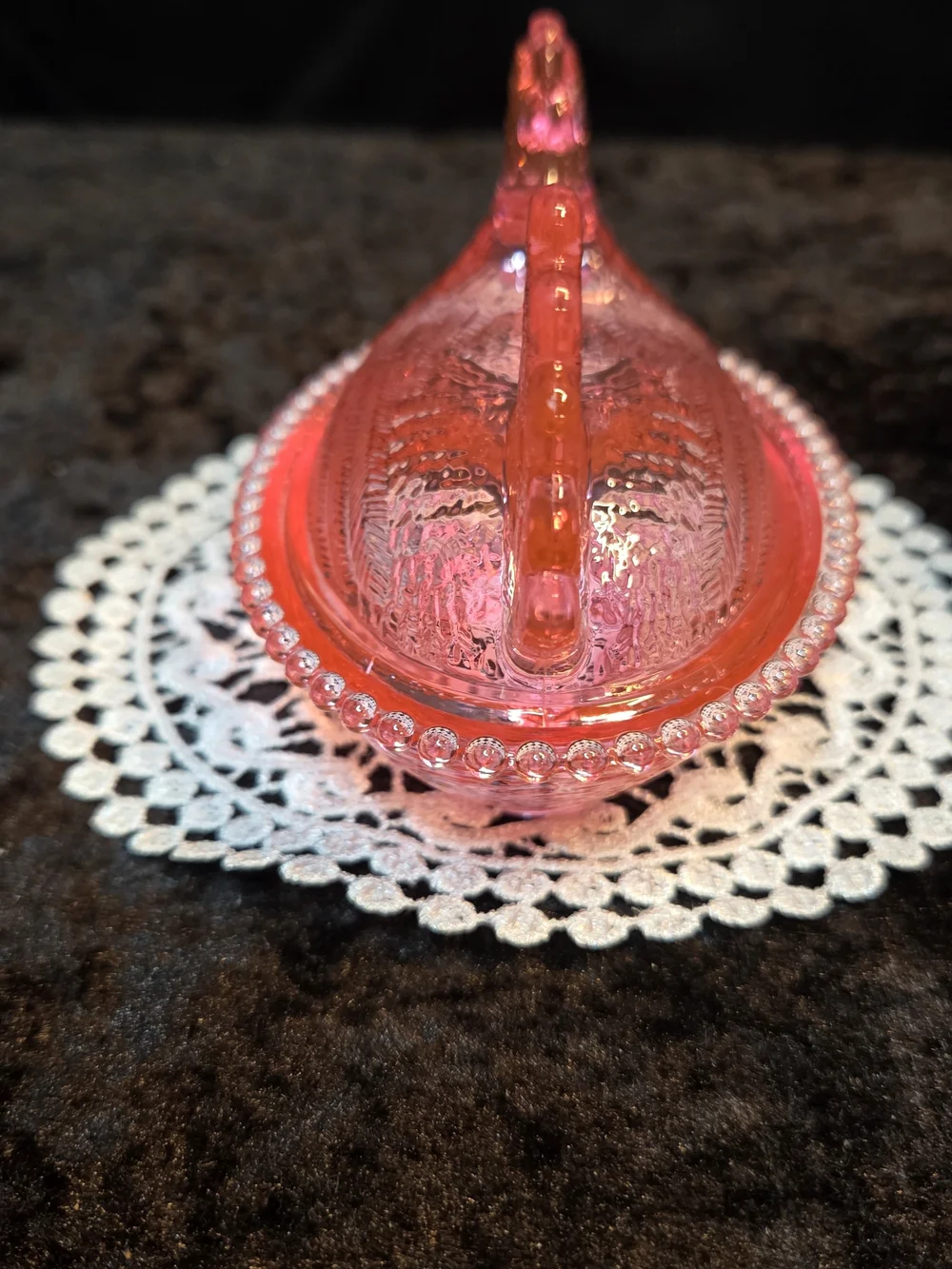 Pink Hen on a Nest Unbranded Acrylic (Plastic) Measures 5 Inches Long
